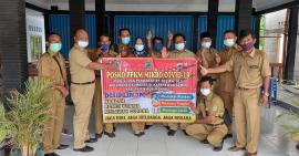 PEMASANGAN BALIHO UNTUK POSKO PPKM MKRO COVID-19 TINGKAT RT WILAYAH SUMBEREJO